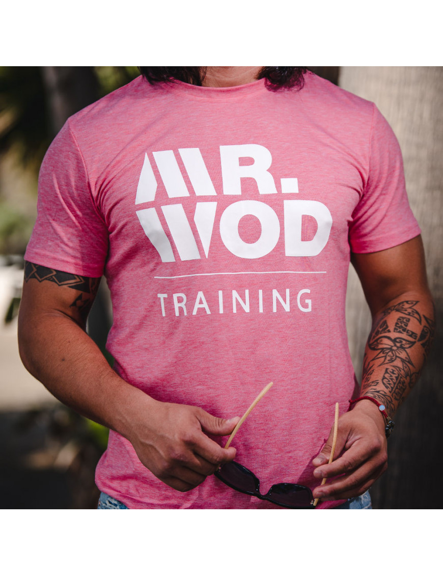 Camiseta para Hombre training color Rosa | Comprar online | Mr.Wod